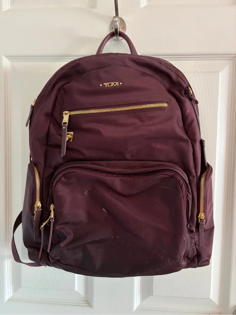 Tumi backpack laptop holder travel bag